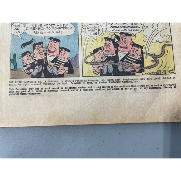 Whitman The Little Monsters #18 Comic Orrible Orvie Awful Annie Bagged Boarded - Picture 4 of 7